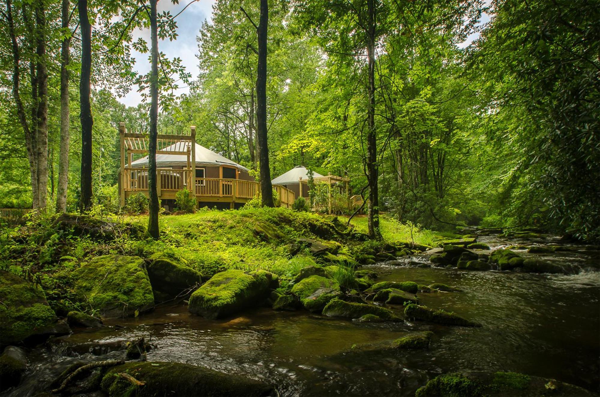 Staynantahala - Smoky Mountain Cabins Aquone Exterior foto